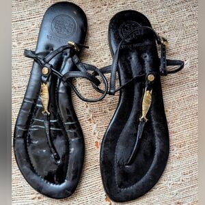 Tory Burch Abigale Fish thong sandals size  8.5